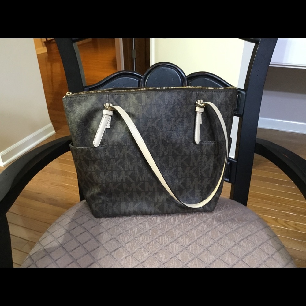 Michael Kors tote with logos